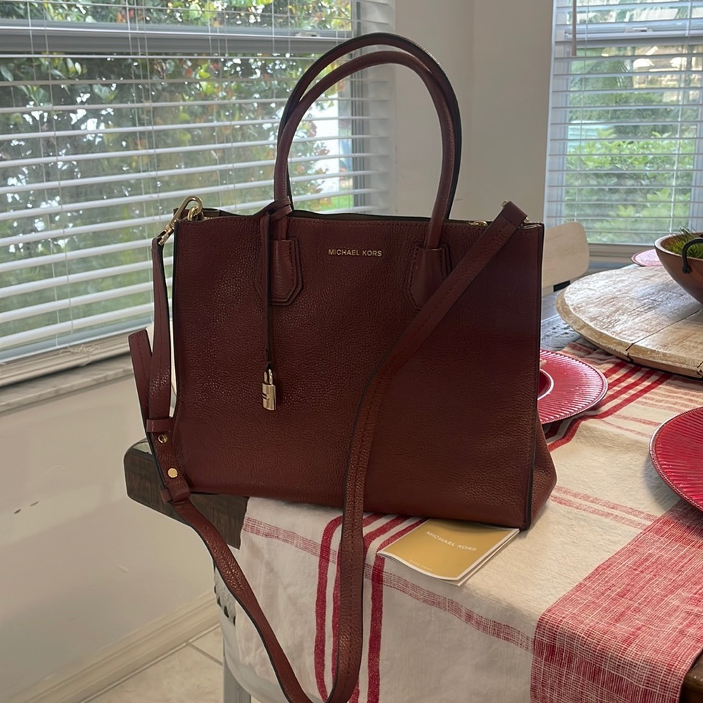 Genuine Leather Michael Kors Shoulder Bag